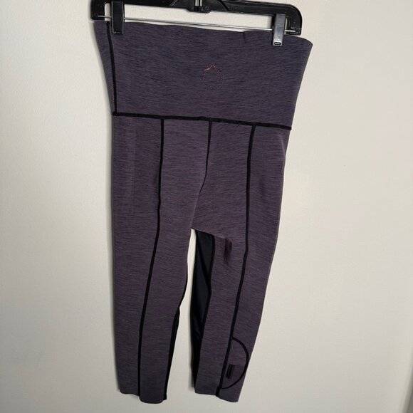 Roxy Women's Gray Orange Land to Sea Water Resistant Leggings Surf Beach neopren - Picture 2 of 3